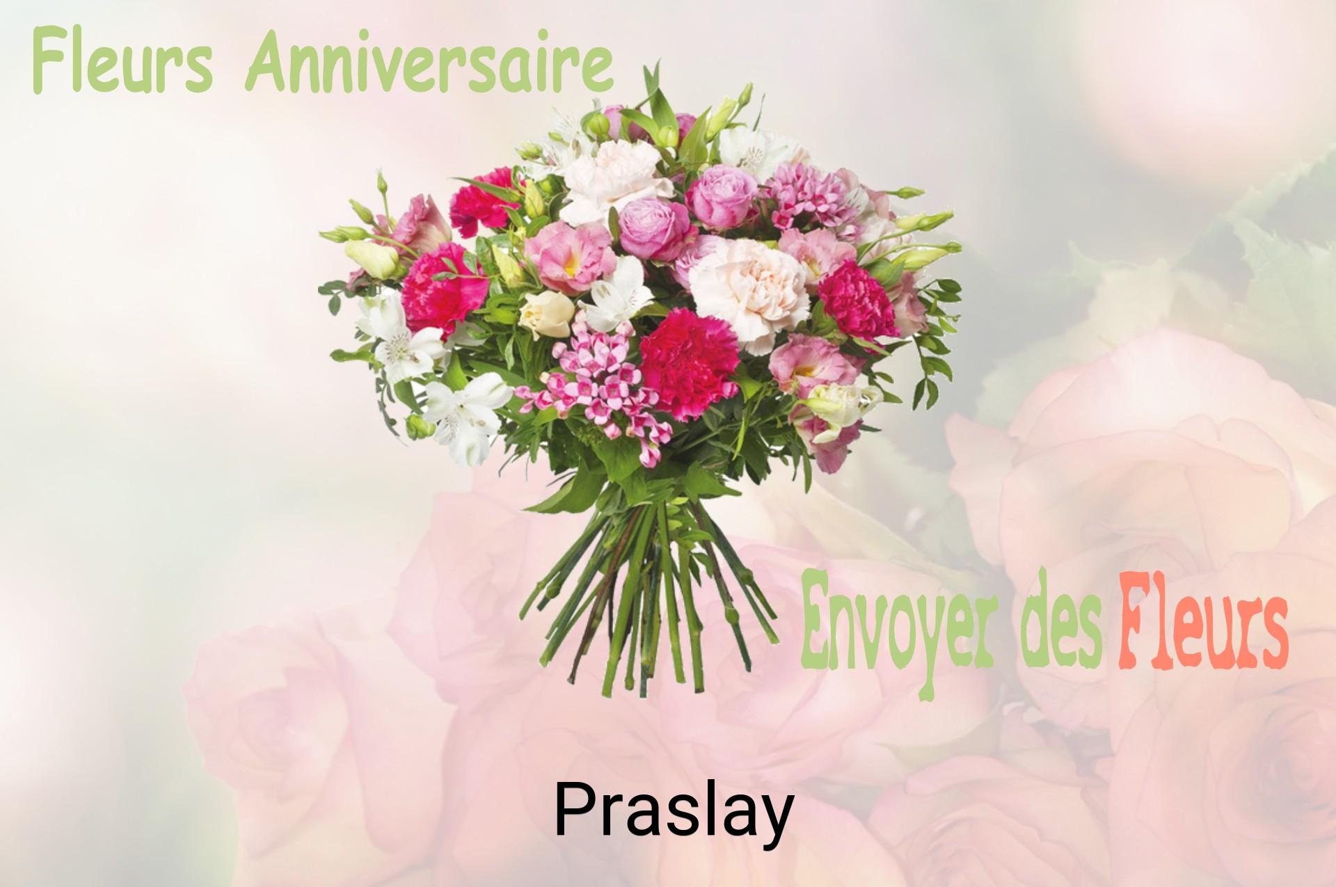 Bouquet de fleurs d’anniversaire livré à Praslay